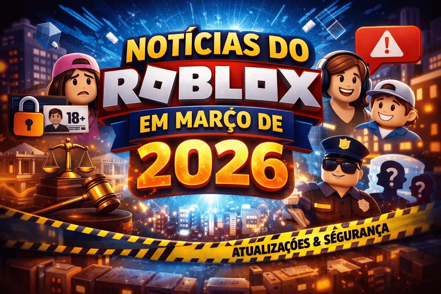Notícias do Roblox em Março de 2026: Atualizações Oficiais, Mudanças no Chat, Segurança e o Que Pode Mudar na Plataforma Noticias Roblox Março 2026